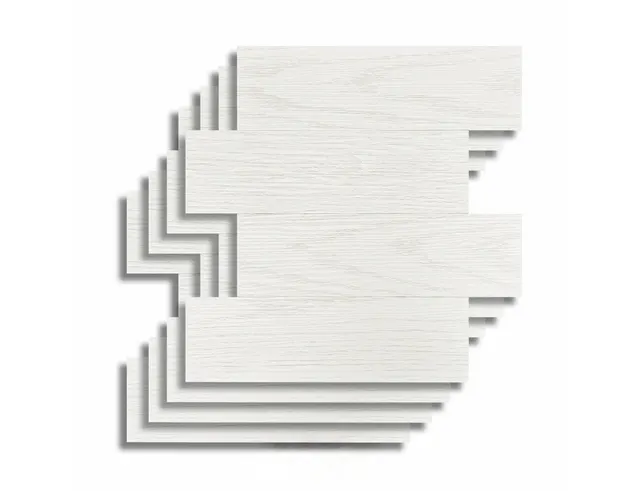 Αυτοκόλλητα πλακάκια Douceur d'intérieur - 25x25cm - 4τμχ - Λευκά