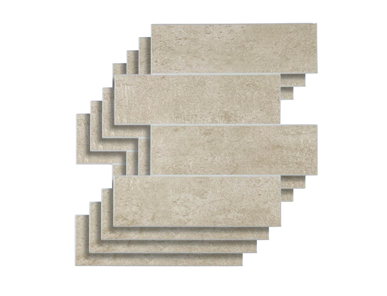 Αυτοκόλλητα πλακάκια Douceur d'intérieur - 25x25cm - 4τμχ - Natural