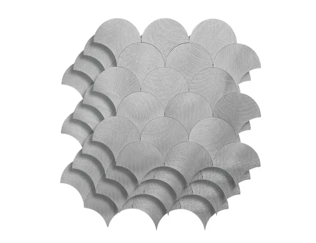 Αυτοκόλλητα πλακάκια Douceur d'intérieur - 25x25cm - 4τμχ - Γκρι