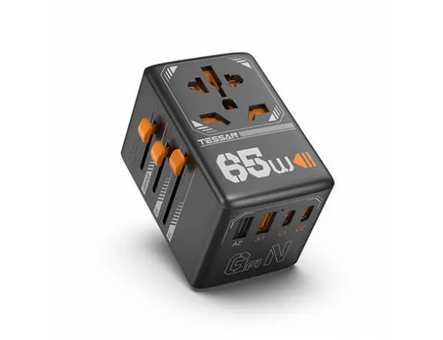 ΦΟΡΤΙΣΤΈΣ & ΚΑΛΏΔΙΑ ΦΌΡΤΙΣΗΣ ΣΥΣΚΕΥΏΝ TESSAN GAN UNIVERSAL TRAVEL ADAPTER TS-WTA03