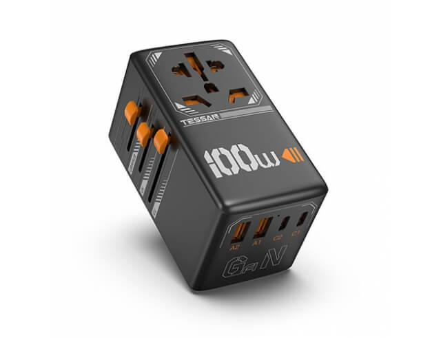 ΦΟΡΤΙΣΤΈΣ & ΚΑΛΏΔΙΑ ΦΌΡΤΙΣΗΣ ΣΥΣΚΕΥΏΝ TESSAN GAN UNIVERSAL TRAVEL ADAPTER TS-WTA04