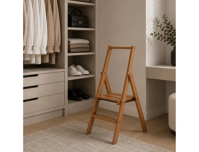 ΣΚΆΛΕΣ LADDER KIMORA 2 NON-SLIP STEPS CHERRY WOOD 180/2 K