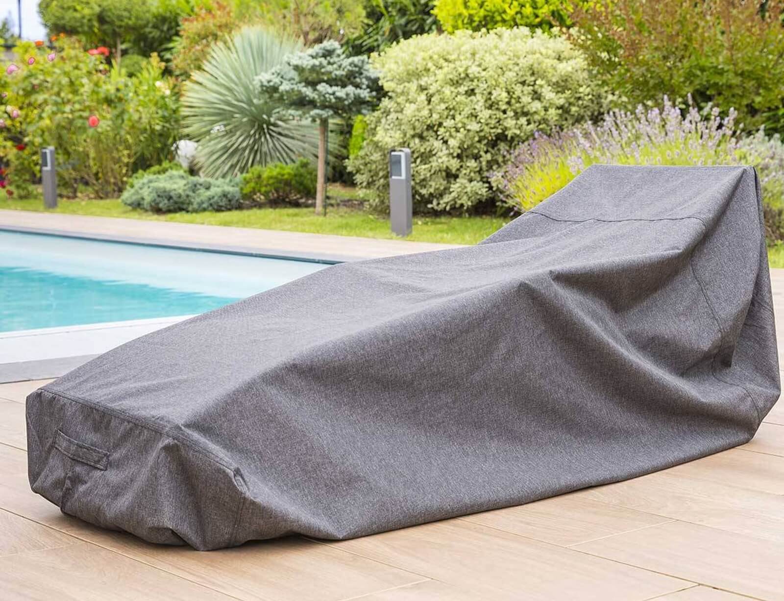 Κάλυμμα ξαπλώστρας Hesperide - 235x90x60cm - Γκρι