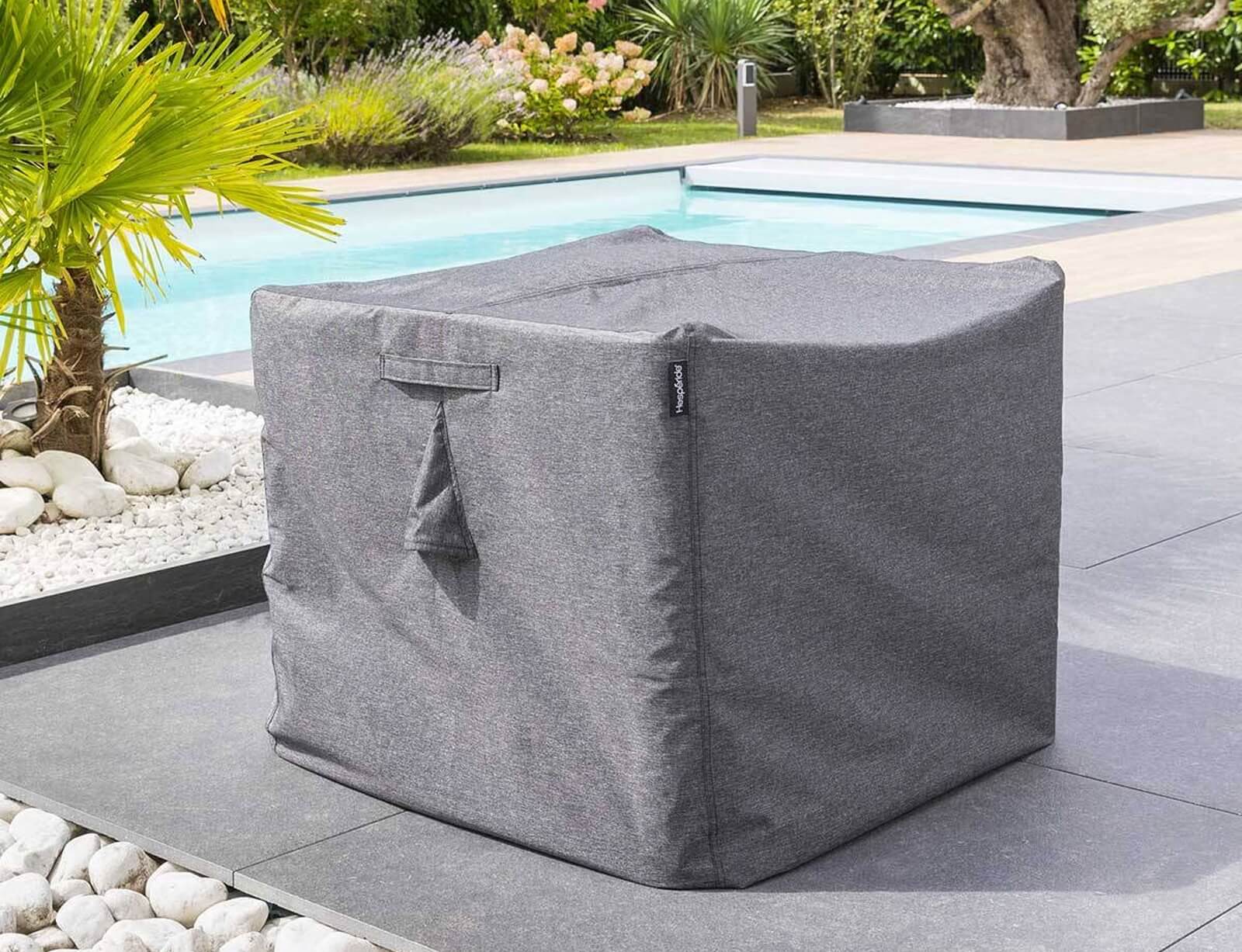 Κάλυμμα Ψηλού Τραπεζιού Hesperide 180x110x120cm - Γκρι