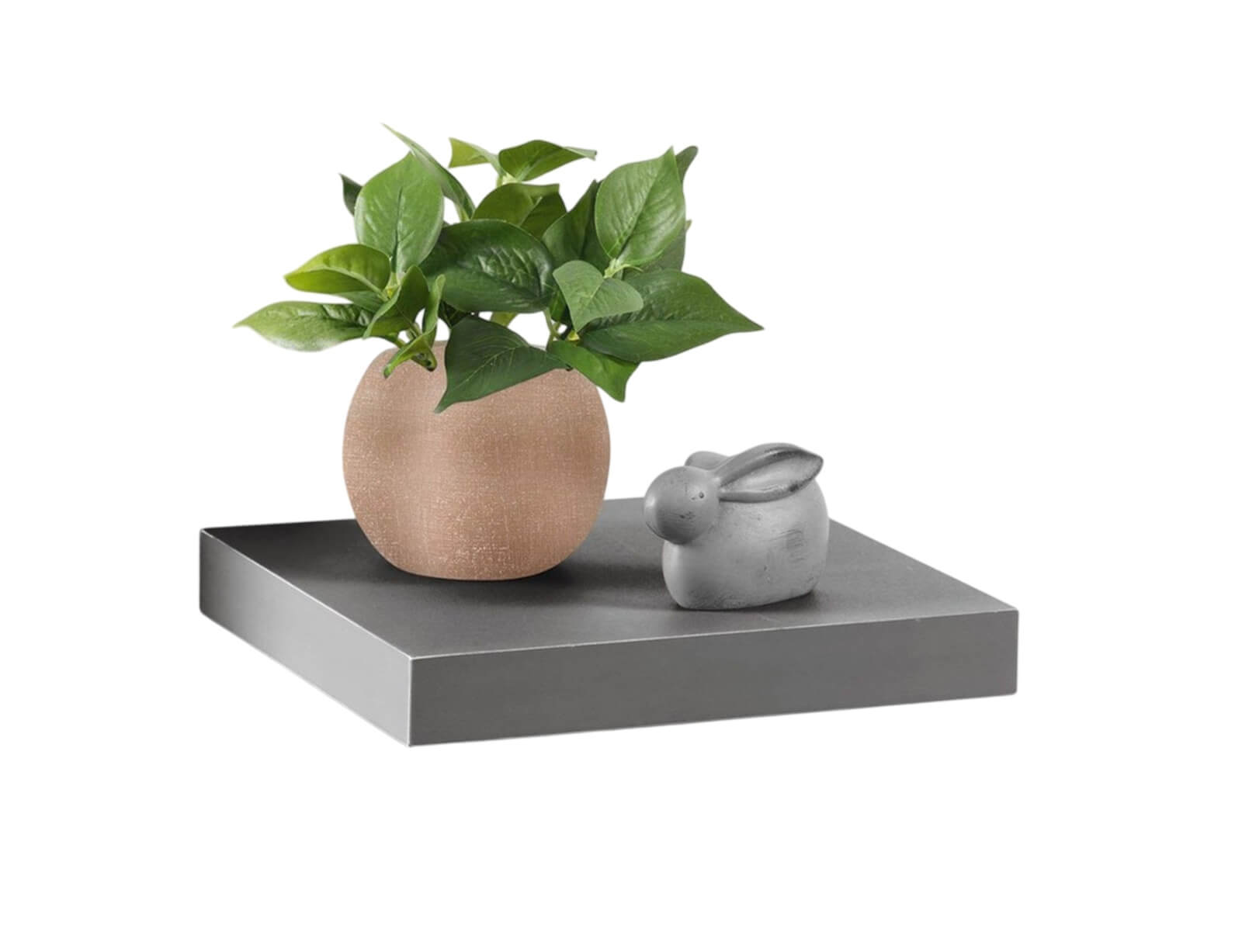 ΡΑΦΙΈΡΕΣ/ΡΆΦΙΑ ΤΟΊΧΟΥ FLOATING SHELF MDF L25*22,8CM ANTHRACITE GREY 6RAN