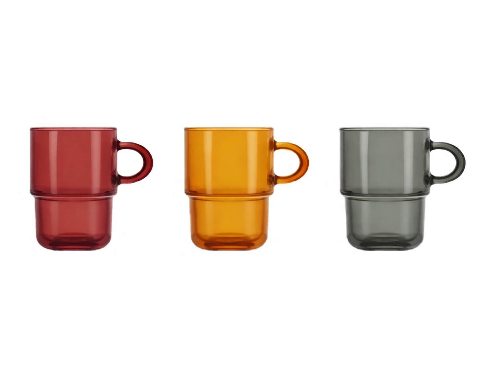 ΚΟΎΠΕΣ 6 MUGS 35CL EN VERRE 3 COUL ASS RIO 1618506