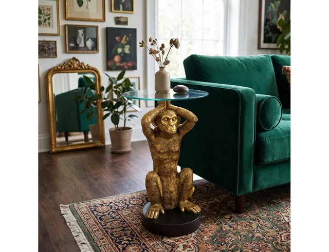ΤΡΑΠΕΖΆΚΙΑ ΣΑΛΟΝΙΟΎ MONKEY ROUND WILD SIDE TABLE ATMOSPHERA 197755