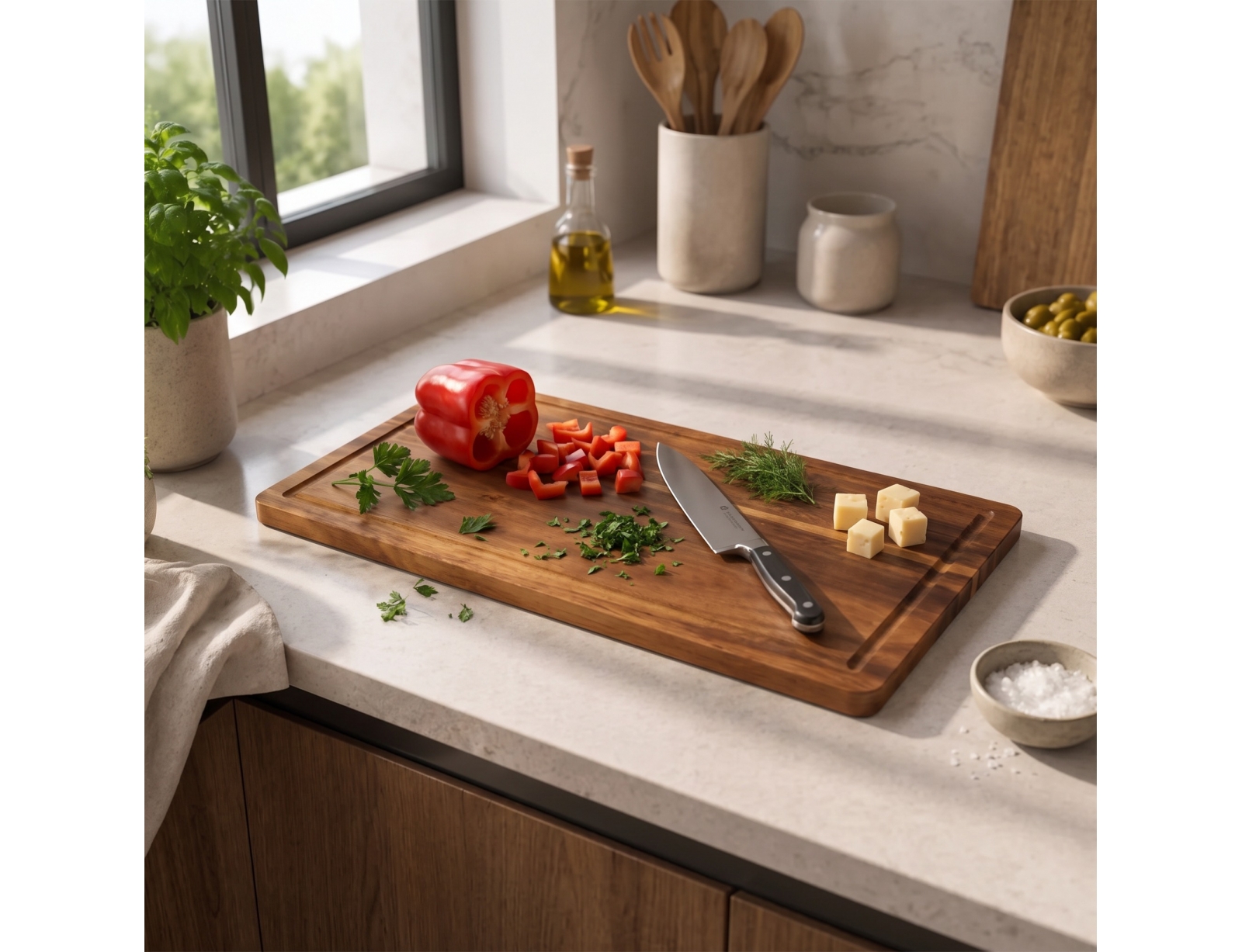 Επιφάνεια Κοπής Excellent Houseware - 37x25x1.6cm