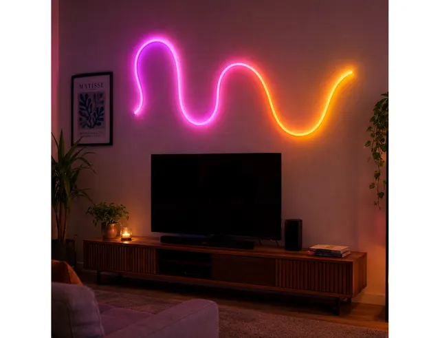 ΤΑΙΝΊΕΣ LED NEON EFFECT LED STRIP 3M RAINBOW USB M12 LA0172