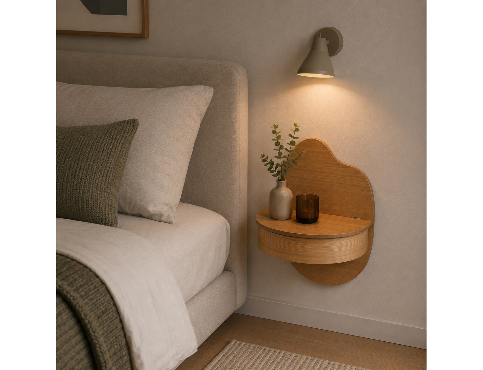 ΡΑΦΙΈΡΕΣ/ΡΆΦΙΑ ΤΟΊΧΟΥ MDF WALL SHELF GIUSEPPE 49X39 ATMOSPHERA 197645