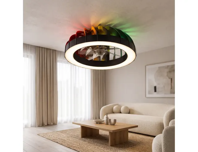 ΑΝΕΜΙΣΤΉΡΕΣ FANORA PLAFONDVENTILATOR MET LAMP - ZWART - BRILLI