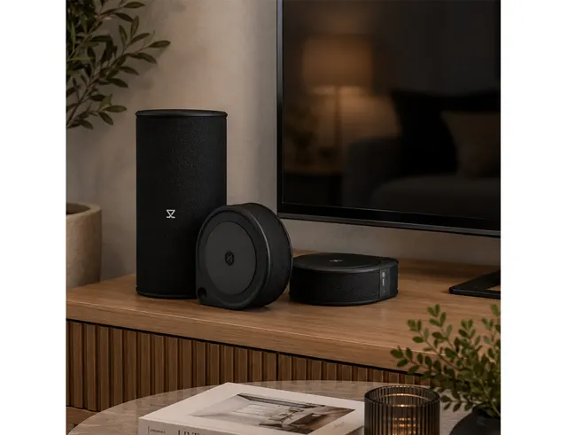 ΣΥΣΤΉΜΑΤΑ ΗΧΟΥ & SOUNDBARS KIEN 2.1 - SUBWOOFER - 2 PORTABLE SPEAKERS - BLACK