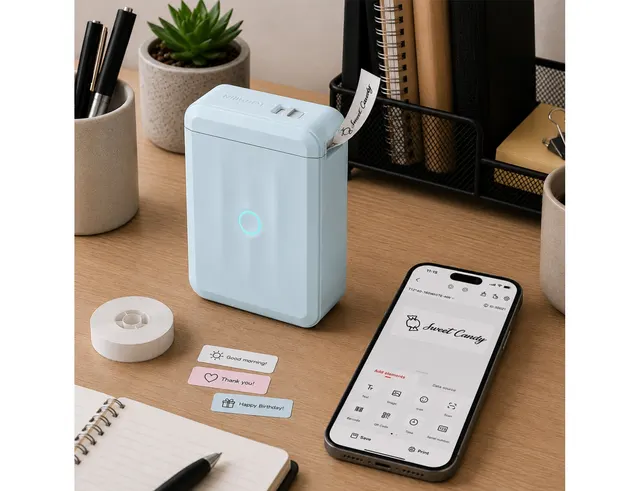 ΕΤΙΚΈΤΕΣ & ΕΤΙΚΕΤΟΓΡΆΦΟΙ ΟΡΓΆΝΩΣΗΣ NIIMBOT THERMAL LABEL PRINTER D110-M 0.5-INCH BLUE