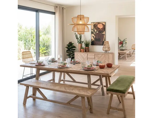 ΤΡΑΠΕΖΑΡΊΕΣ AERIS EXTENDABLE DINING TABLE 180-220 X 90 CM 1850