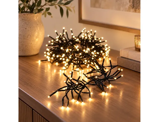 ΣΥΡΜΆΤΙΝΑ & PVC ΛΑΜΠΆΚΙΑ LED CLUSTER LIGHT 2016LED E WW