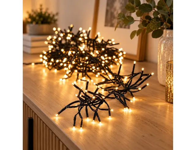 ΣΥΡΜΆΤΙΝΑ & PVC ΛΑΜΠΆΚΙΑ LED CLUSTER LIGHT 3000LED E WW