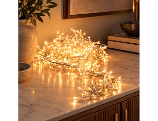 ΣΥΡΜΆΤΙΝΑ & PVC ΛΑΜΠΆΚΙΑ LED CLUSTER LIGHT 2016LED WW