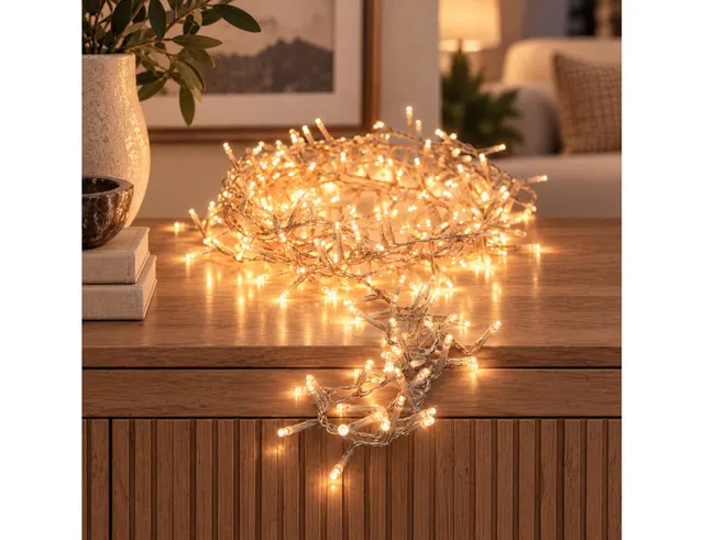 ΣΥΡΜΆΤΙΝΑ & PVC ΛΑΜΠΆΚΙΑ LED LED LIGHTS 120LED WARM WHITE