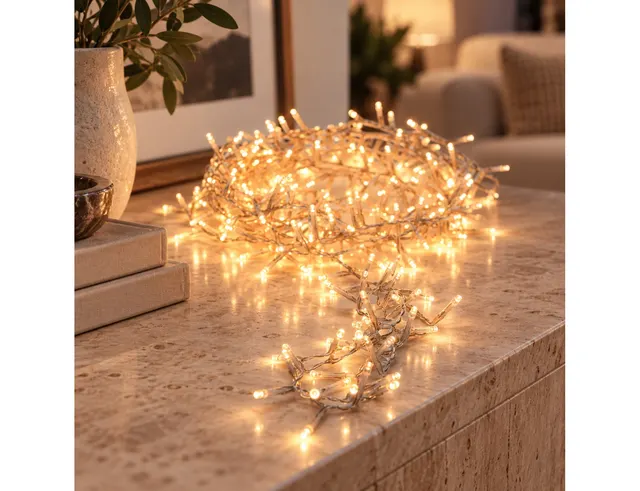 ΣΥΡΜΆΤΙΝΑ & PVC ΛΑΜΠΆΚΙΑ LED LED LIGHTS 180LED WARM WHITE