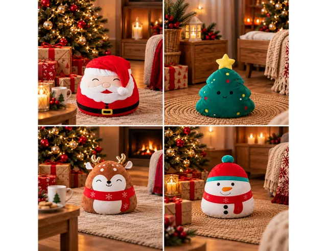 ΜΑΞΙΛΆΡΙΑ ΔΙΑΚΟΣΜΗΤΙΚΆ ΕΣΩΤΕΡΙΚΟΎ ΧΏΡΟΥ XMAS PILLOW PLUSH 45CM 4ASS P11100420