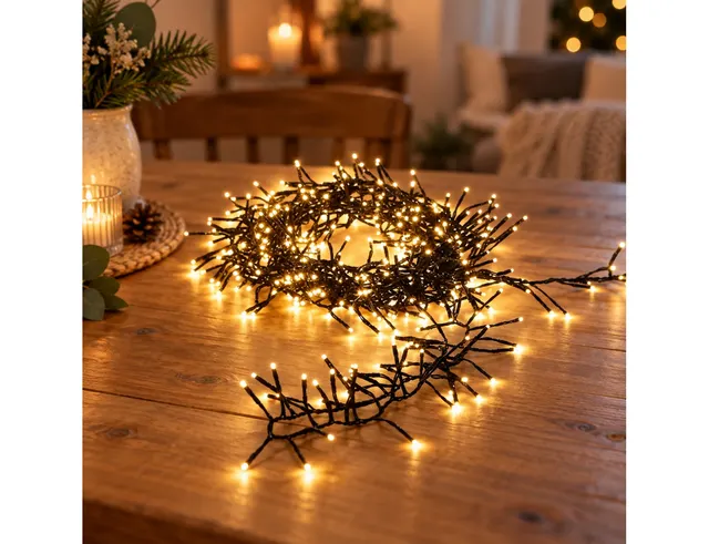 ΣΥΡΜΆΤΙΝΑ & PVC ΛΑΜΠΆΚΙΑ LED TREECLUSTER 960LED WARM WHITE
