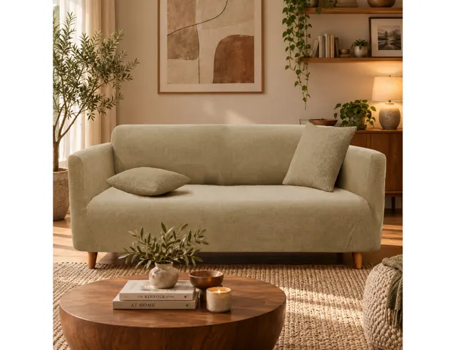 ΚΑΛΎΜΜΑΤΑ ΚΑΝΑΠΈ SOFA COVER 180 - 230 CM WAFFLED SACHA LIN DOUCEUR