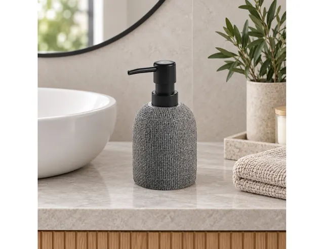 ΑΞΕΣΟΥΆΡ ΜΠΆΝΙΟΥ SOAP DISPENSER WOVEN SPA GRIS DOUCEUR D INTERIEUR