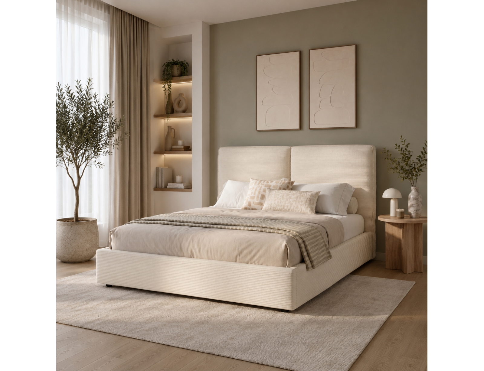 ΚΡΕΒΆΤΙΑ WONTA STORAGE BED 160 X 200 CM WHITE ATMOSPHERA 21