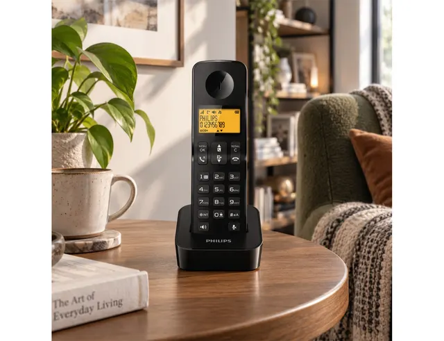 ΣΤΑΘΕΡΆ ΤΗΛΈΦΩΝΑ ΑΣΎΡΜΑΤΑ / ΕΝΣΎΡΜΑΤΑ TELEPHONE D2601B/01 PHILIPS