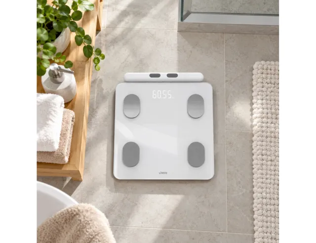 ΖΥΓΑΡΙΈΣ ΜΠΆΝΙΟΥ CONNECTED IMPEDANCEMETER SCALE LIVOO DOM531W