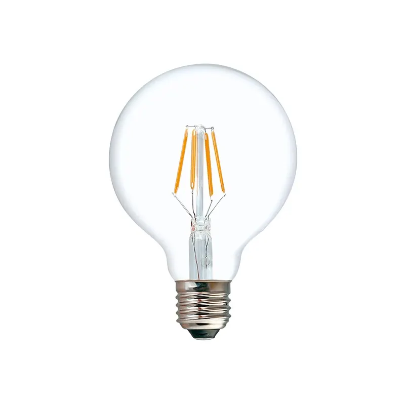Λαμπτήρας LED G80 Bulb pakoworld 4W E27 2700K 200-220V clear