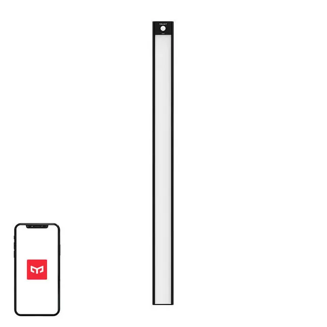 Xiaomi Yeelight Motion Sensor Closet Light A60, 2200mAh, (600x40x9mm), 4000k.Μαύρο EU YL00080