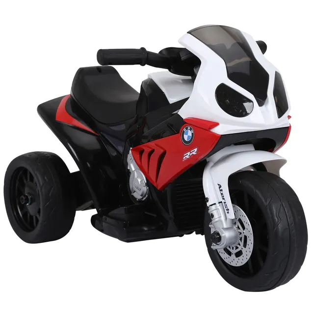 Ηλεκτρικό Μοτοσικλέτα Παιδιών BMW S1000RR 6V Ηλεκτρική μοτοσικλέτα με φως, Παιδική μοτοσικλέτα με μουσική 2,5 km/h Μοτοσικλέτα έως 20 kg για παιδιά 18-36 μηνών Κόκκινο