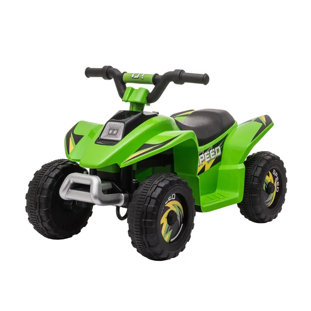 Ηλεκτρικό παιδικό quad 6V με λειτουργία προχωρήματος και οπισθοπορείας για παιδιά 1,5-3 ετών έως 20 kg Πράσινο