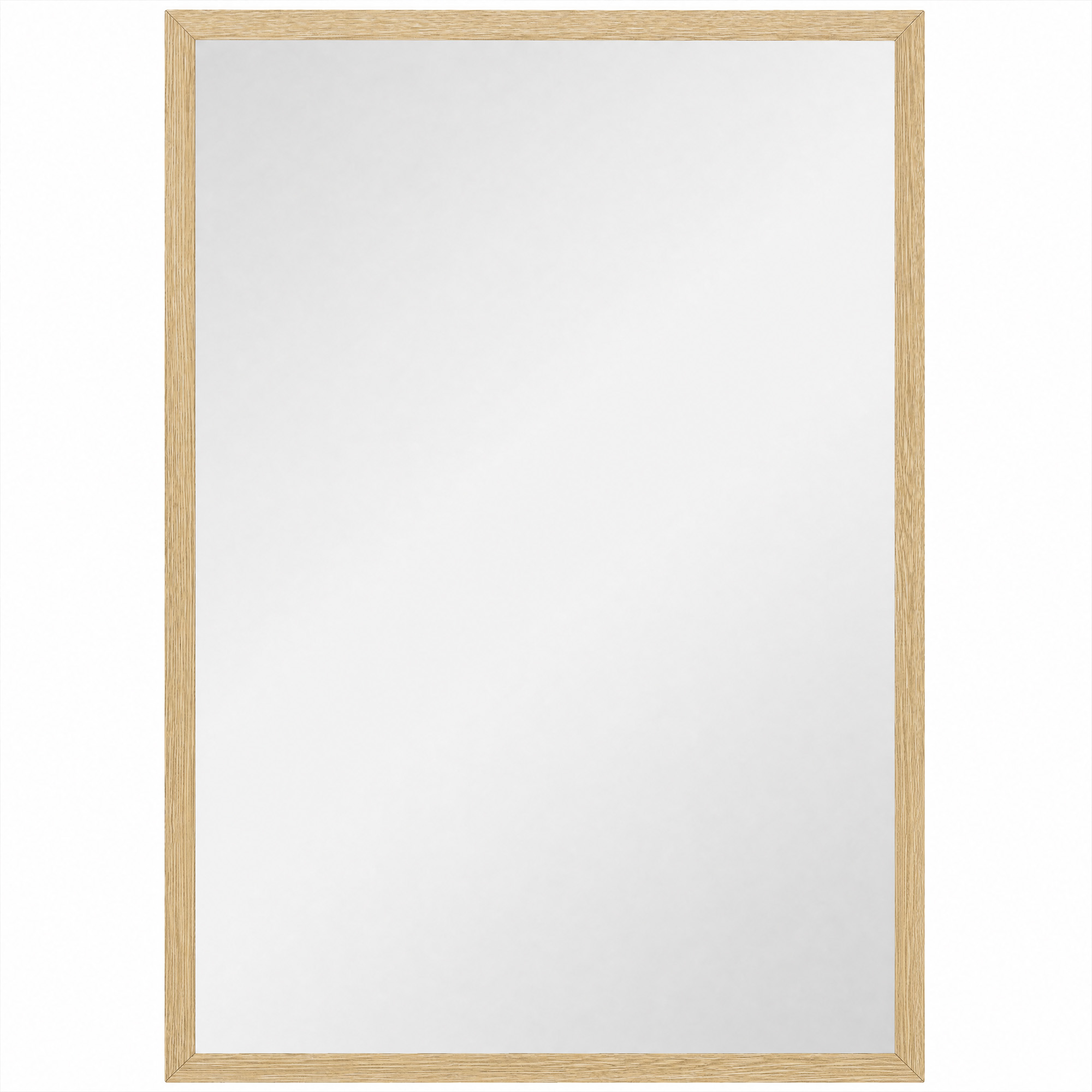 Καθρέφτης τοίχου, 50 x 70 cm, πλαίσιο με όψη ξύλου, συναρμολογείται εύκολα, περιλαμβάνονται βίδες