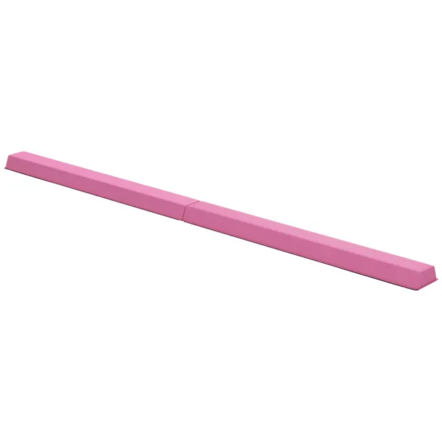 Balance Beam 2,4m Αναδιπλούμενη αντιολισθητική βάση για 3+ χρόνια έως 80kg Ανοιχτό κόκκινο
