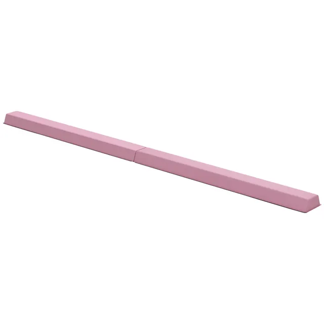 Balance Beam 2,4m Αναδιπλούμενη αντιολισθητική βάση για 3+ χρόνια έως 80kg Ροζ