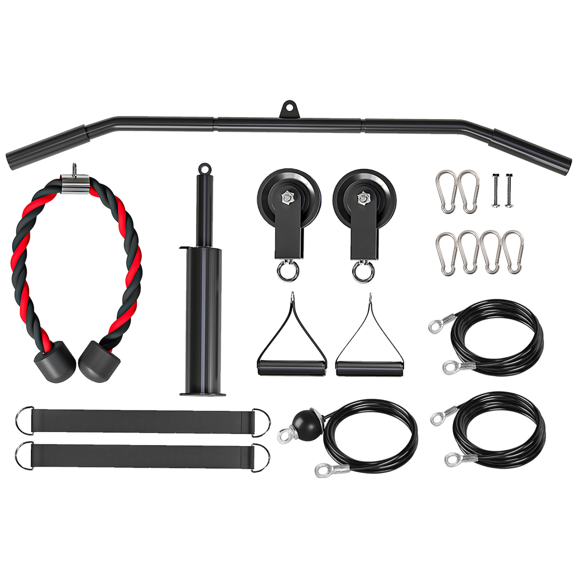 Fitness Lat Pulldown Gym Fitness Equipment Cable Pull Pulley System Προπόνηση δύναμης βραχίονα για το σπίτι