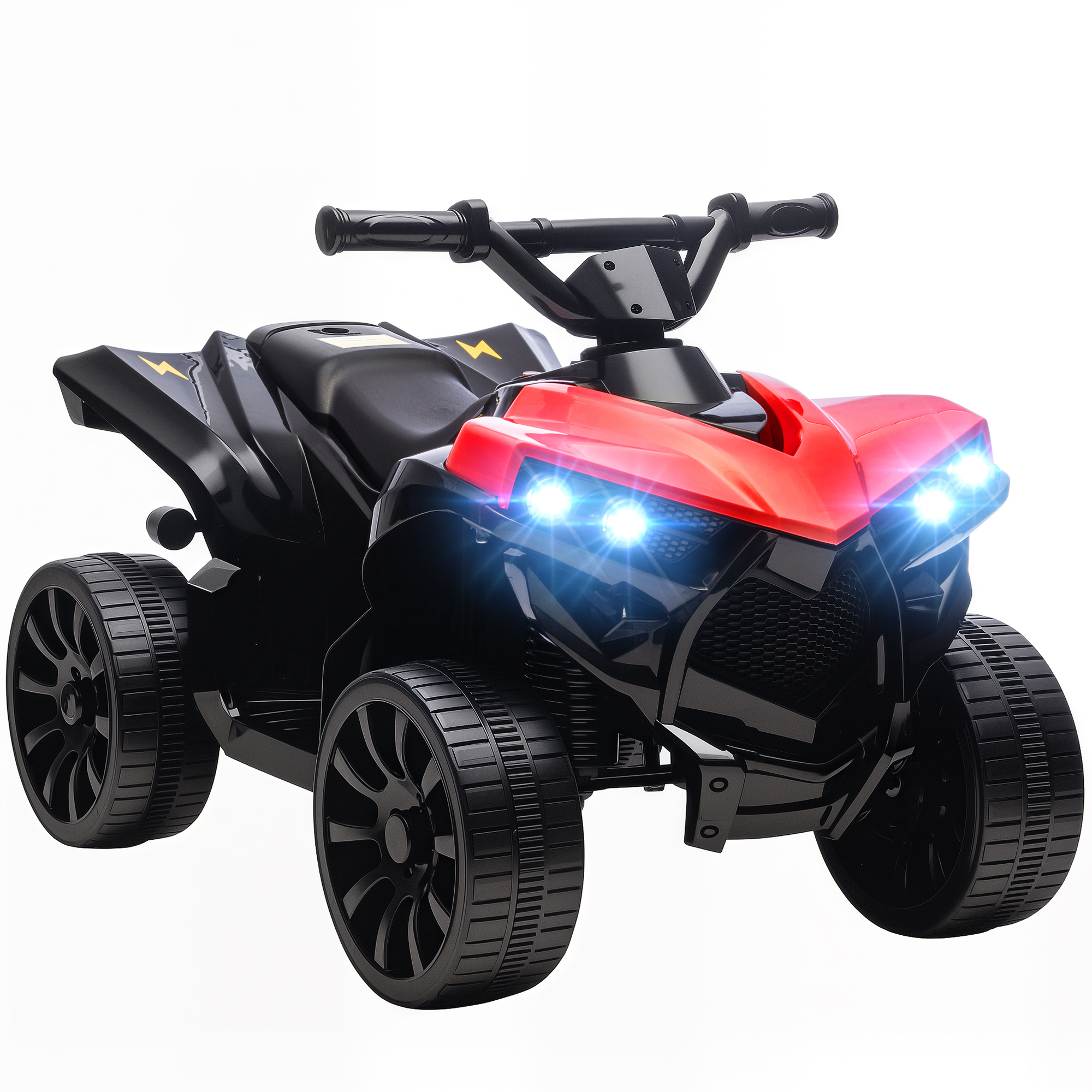 Παιδικό Quad ηλεκτρικό 6V, παιδικό quad με λειτουργία προχωρήματος και οπισθοδρόμησης, μουσική, LED φώτα, Κόκκινο