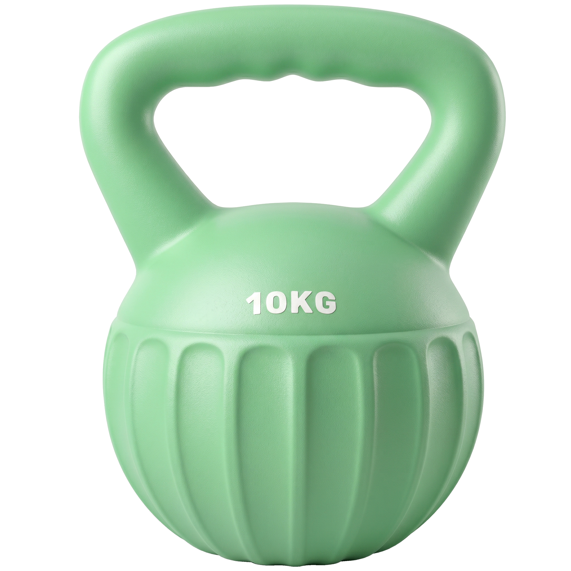 Kettlebell Σφαίρα Βάρος 6 kg με άμμο για αρχάριους στο σπίτι προπόνηση δύναμης 21 x 21 x 27 cm Πράσινο
