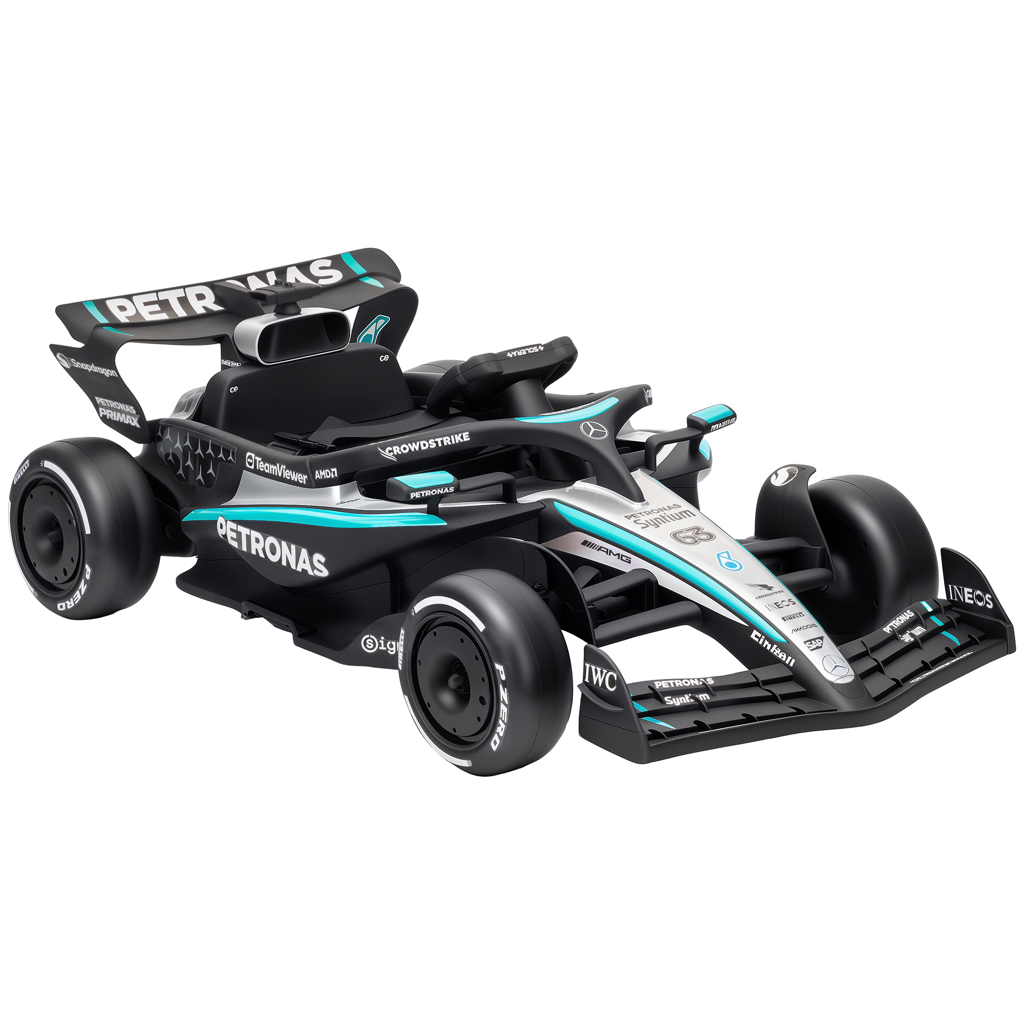 Mercedes-AMG PETRONAS F1 12 V ηλεκτρικό καρτ για παιδιά καρτ με μπαταρία λιθίου 2 κινητήρες μαλακή εκκίνηση