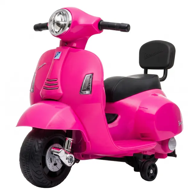 Ηλεκτρικό Μοτοσικλέτα Παιδιών Mini Vespa GTS 6V Ηλεκτρονική μοτοσικλέτα με μπαταρία λιθίου, εργονομική θέση με πλάτη, 1,5-3 ετών