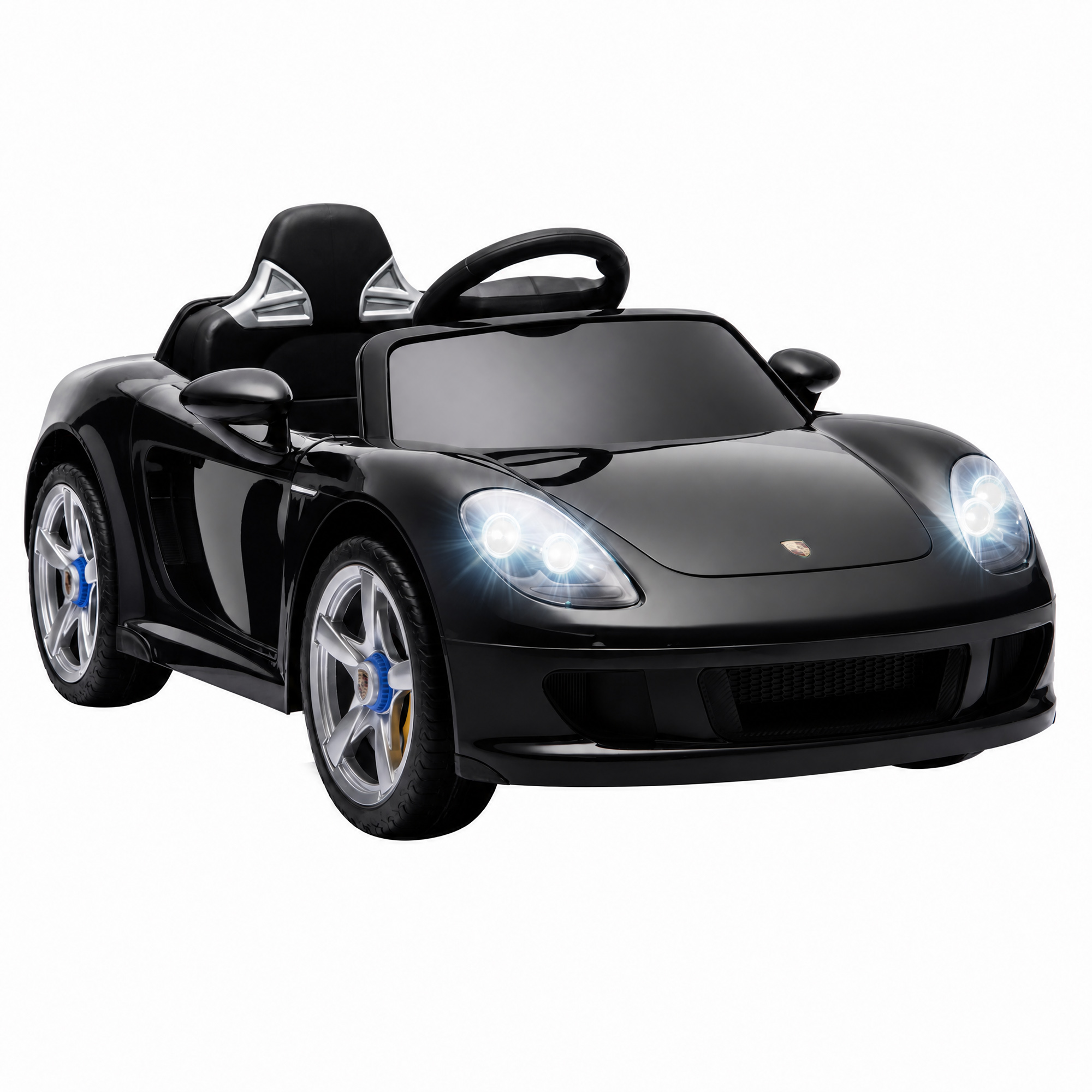 Παιδικό ηλεκτρικό αυτοκίνητο Porsche 12V παιδικό αυτοκίνητο με μπαταρία λιθίου, τηλεχειριστήριο, 2 κινητήρες, ομαλή εκκίνηση, πίσω ανάρτηση