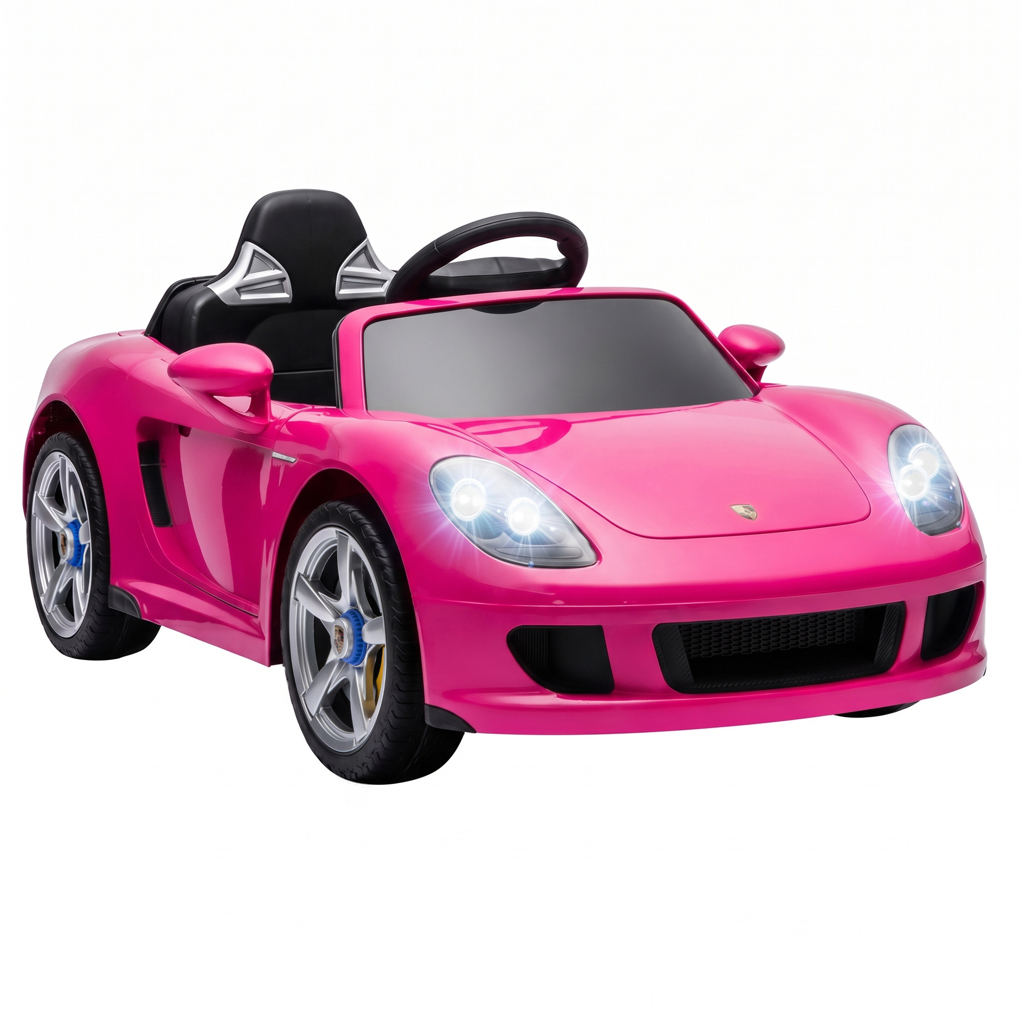 Παιδικό ηλεκτρικό αυτοκίνητο Porsche 12V παιδικό αυτοκίνητο με μπαταρία λιθίου, τηλεχειριστήριο, 2 κινητήρες, ομαλή εκκίνηση, πίσω ανάρτηση