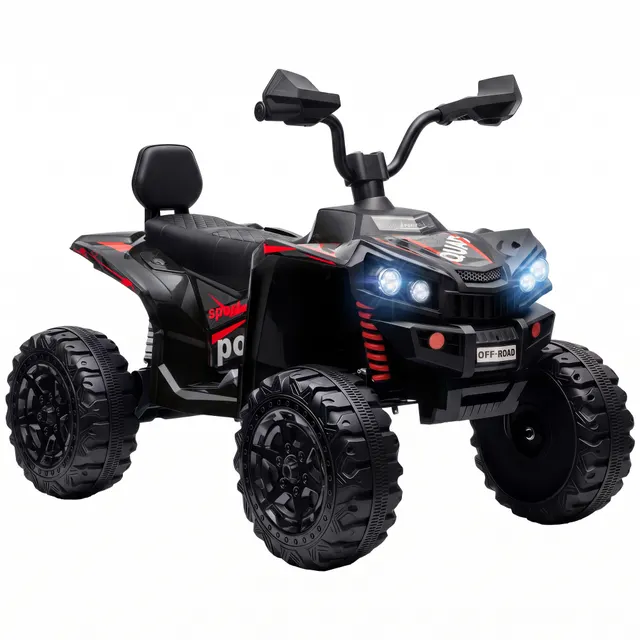 Παιδικό ηλεκτρικό quad 24V 2-θέσιο ηλεκτρικό ATV 4–6 km/h με μπαταρία λιθίου, 2 κινητήρες 120W, ανάρτηση 4 τροχών