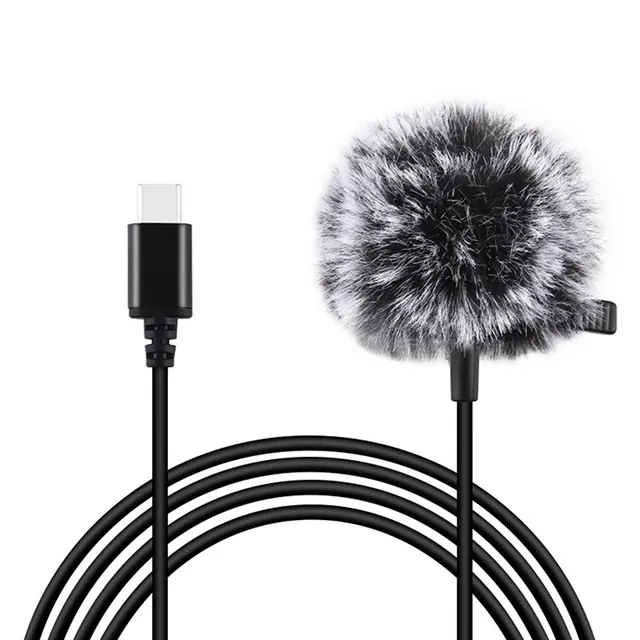 Μικρόφωνο Jack Puluz PU425 1.5m USB-C / Type-C