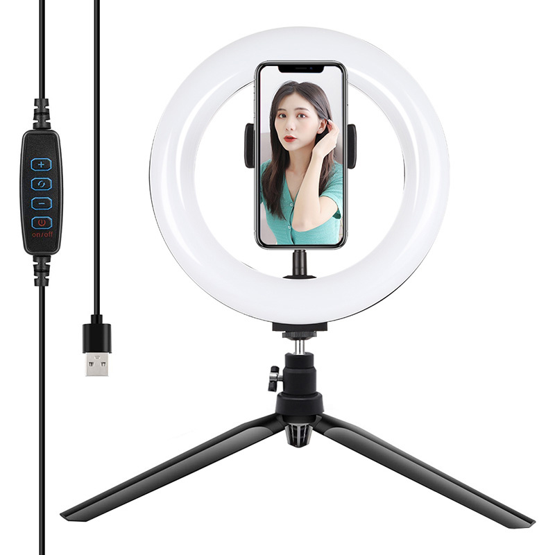 Τρίποδο Puluz με 20cm LED Ring Vlogging PKT3073B