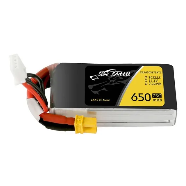 Μπαταρία Tattu 650mAh 11,1V 75C 3S1P