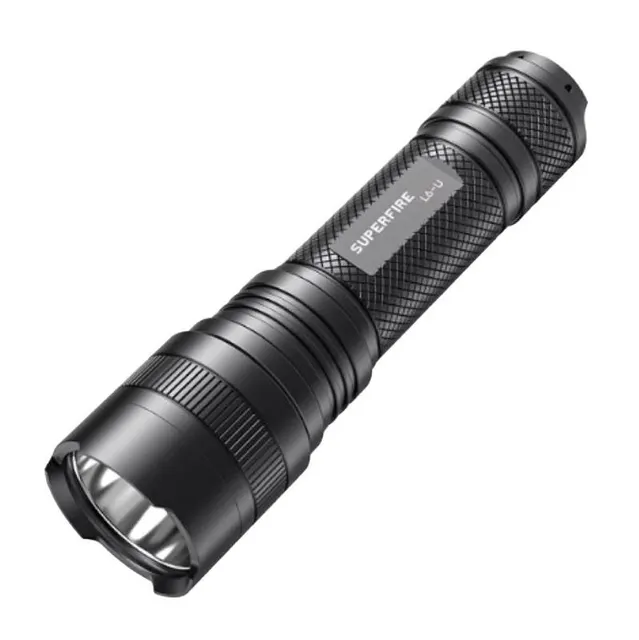 Φακός Superfire L6-U – 1480 lm, 330 μ., 5 λειτουργίες, 20W, USB-C
