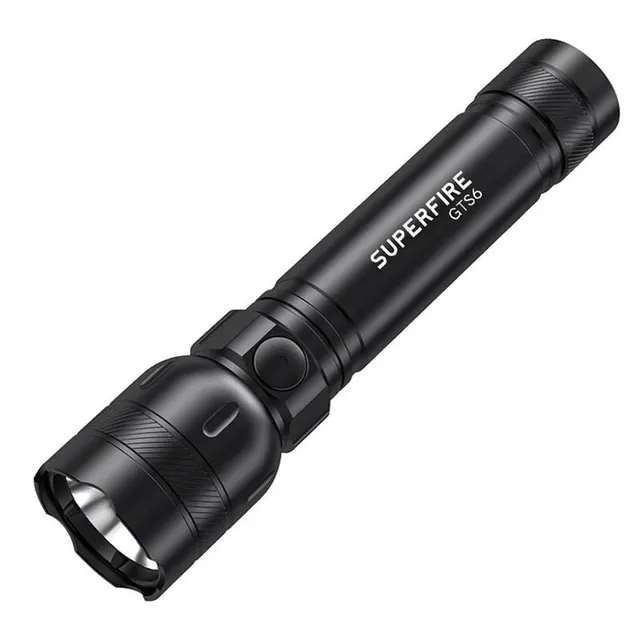 Φακός Superfire GTS6 – 360 lm, USB-C, 7W, 5 λειτουργίες, 150 μ.
